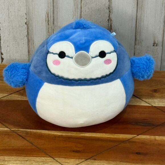 Squishmallows Babs the‎ Blue Jay Medium Plush Toy 8" Washable - Picture 1 of 4
